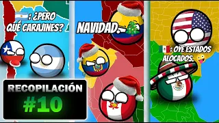 RECOPILACIÓN (#10) de mis VIDEOS 📷 de COUNTRYBALLS 🎱🌎 - (Edición Año Nuevo ✨) #countryballs #humor