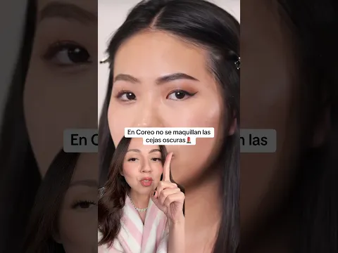 En Corea no se llevan las cejas oscuras y marcadas👀🇰🇷 #Makeup #Beauty #MakeupTutorial #KBeauty