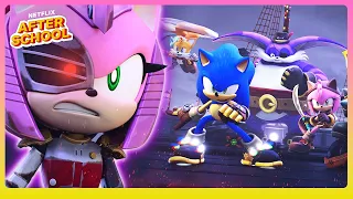 sonic and rusty rose race for the shard sonic prime netflix family