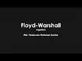 Floyd Warshall Algorithm - Algorithms Bangla Tutorial