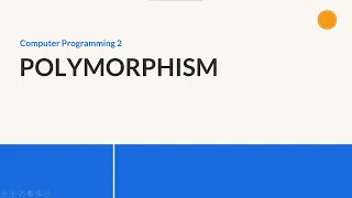 Java OOP - Polymorphism TAGALOG