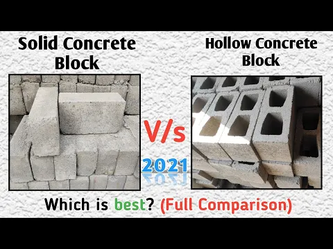 Download MP3 Solid Concrete block Vs Hollow Concrete block I Which is best? (Full Comparison)