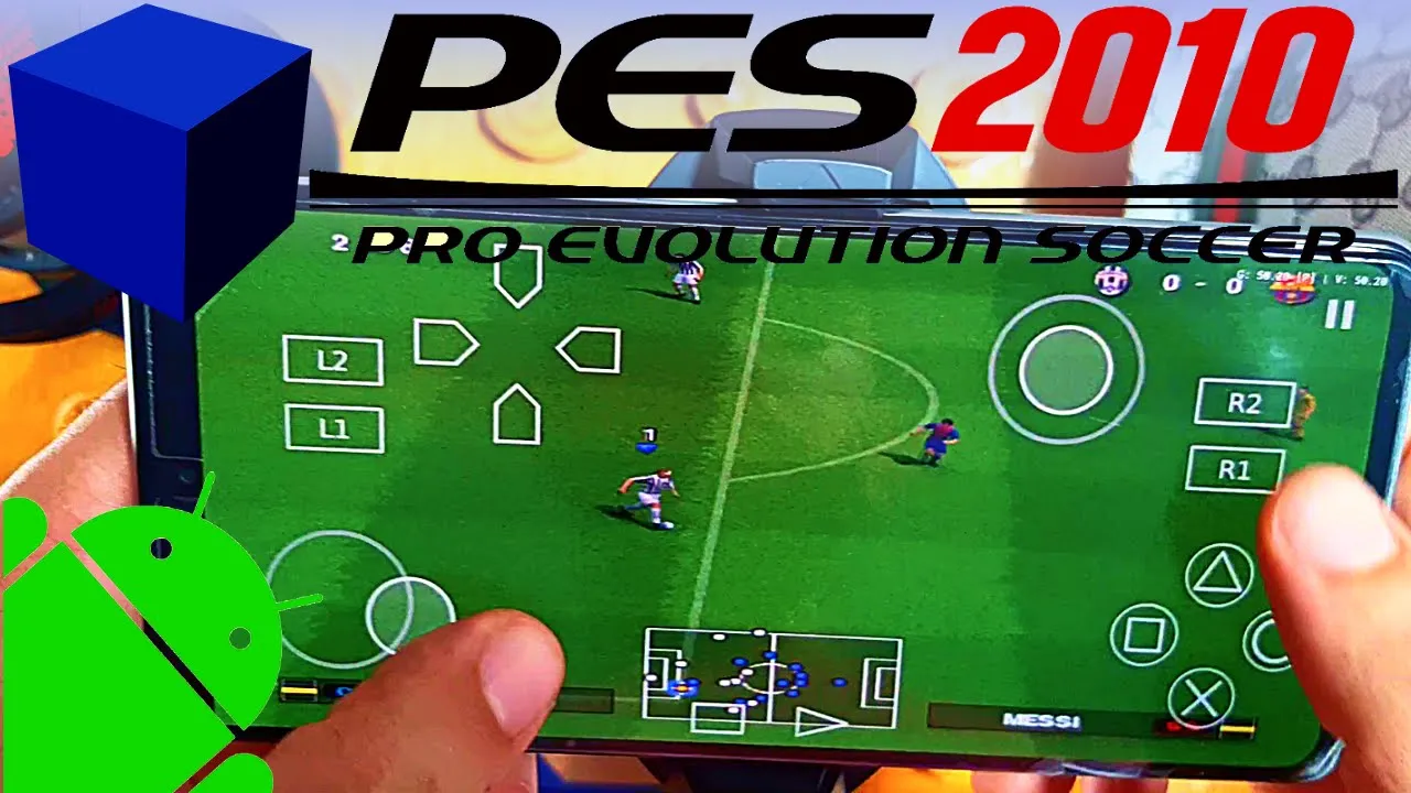 PES 2010 AetherSX2 - PS2 Emulator Android Gameplay - 2022