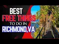 Richmond Virginia Best FREE THINGS TO DO - James River Pipeline Canal Art Walk Maymont Gardens