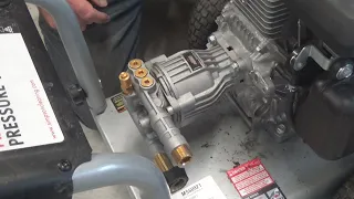 pressure washer water pump replacement - EASY Simpson 3300 pressure washer
