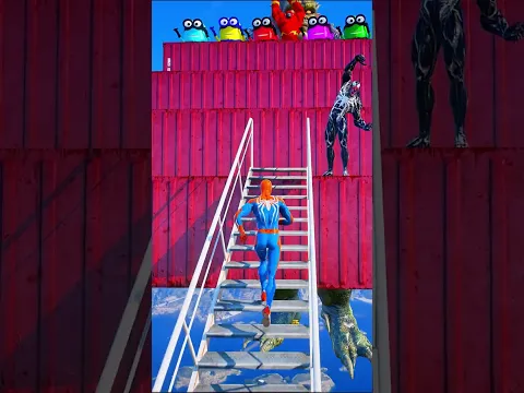 GTA 5 Epic Water Ragdolls | Spider-Man Jumps / Fails ep.1012 #shorts