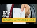 Reading a Paycheck Stub - Career Readiness