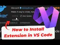 How to Install Extension in Visual Code Add Plugins