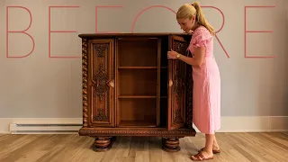 This Vintage Cabinet Gets a Royal Makeover