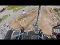 Lagu Gegenausleger \u0026 Auslegermontage eines Turmdrehkranes