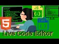 Make A Live Code Editor Using Html JavaScript And CSS