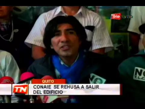 CONAIE se rehusa a salir del edificio