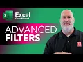 Excel - Advanced Filters