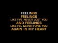 Feelings - KARAOKE - Morris Albert