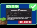 UNABLE TO LOCATE JAVA RUNTIME MINECRAFT FIX 2023 Fix Error Launching The Game Failed