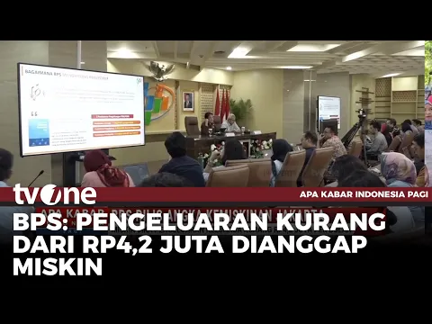 BPS Rilis Garis Statistik Angka Kemiskinan Nasional