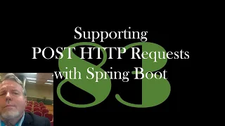 Supporting POST HTTP Requests with Spring Boot GCast 83