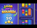 Loop Master Color Jam Sort - Level 90 Walkthrough Relaxing Puzzle Solution