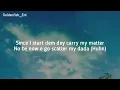 Burna Boy - Cloak & Dagger Ft J Hus (Lyrics)