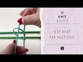 How to Make a Slip Knot for Knitting Beginner Tutorial