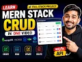 Build a Complete MERN Stack CRUD App in One React Node js REST API