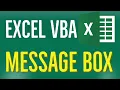 Excel VBA Tutorial for Beginners 52 - Message Box in Excel VBA