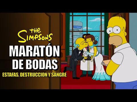 Download MP3 MARATÓN DE BODAS | Los Simpson | Resumen de series