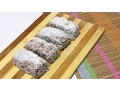 Blat de Ciocolata Tavalit prin Nuca de Cocos / Chocolate Lamington Cake