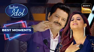 Indian Idol S14 | Udit Narayan जी की आवाज में गाना सुनते ही Shreya ने दिल थाम लिया | Best Moment