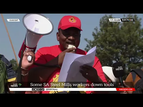 Download MP3 Numsa workers read out memorandum of demands at SA Steel Mills picket in Meyerton, Gauteng