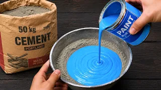 Mix CEMENT with PAINT and see the impossible result that shocked everyone Inventor 247
