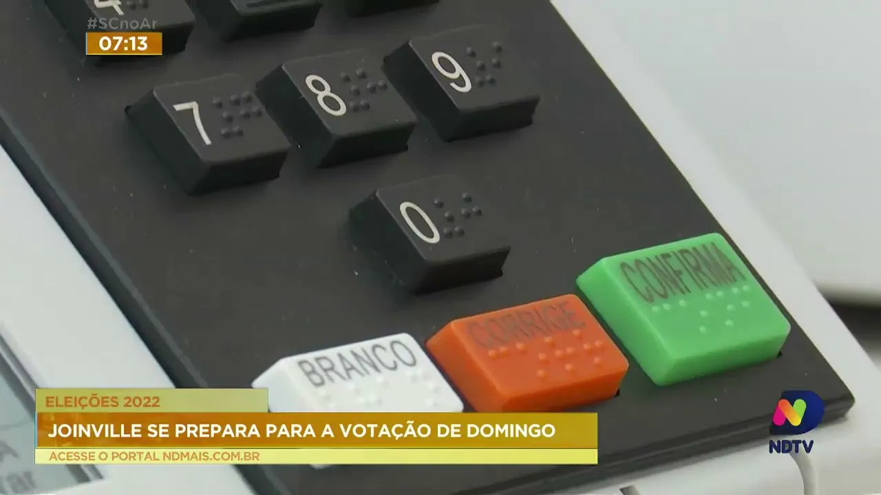 Acompanhe toda a organização da cidade de Joinville à votação no domingo