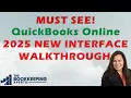 New Interface in QuickBooks Online 2025 Walkthrough