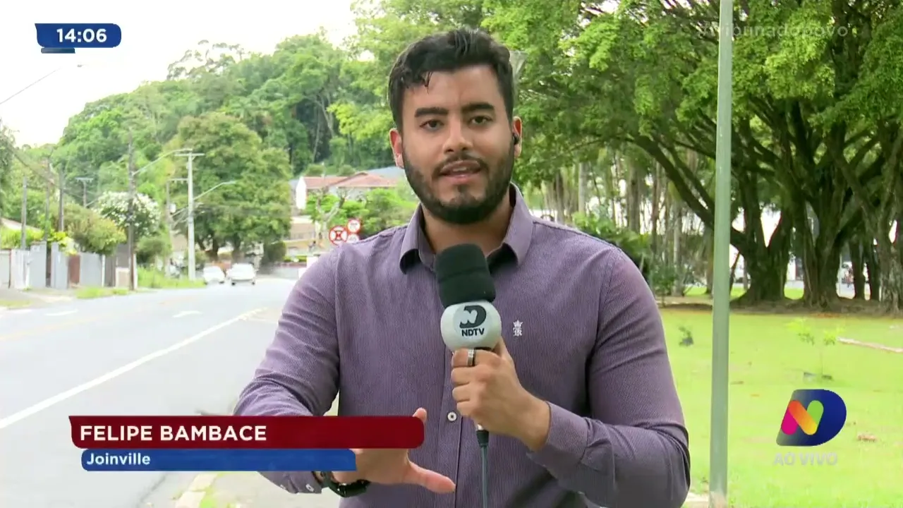 Surfista de trem: homem é flagrado em cima de trem em Jaraguá do Sul
