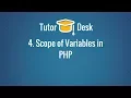 Scope of Variable in PHP