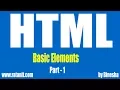 Html Tutorials HTML Basic Elements Part - 3 Ratan It by Binesha