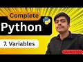 Python Variables Explained in Hindi Variable Declaration Rules Python Basics