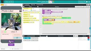 Code org Computer Science Principles Unit 4 Lesson 4 - Variables Make