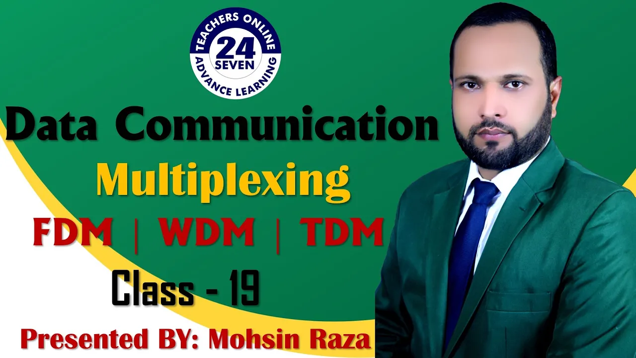 CS601 Short Lecture - 19 | Topic 89 to Topic 98 | Multiplexing - FDM, WDM, TDM in (Urdu / Hindi)