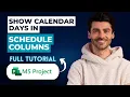 How to Show Calendar Days in a Microsoft Project Schedule Columns 2026 Full Guide