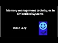 Memory Management Techniques in Embedded Systems Easy Explanation for Beginners