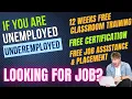 Free AWS 12 week training Certification Job Assistance and Placement Program How to get Job