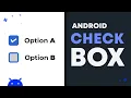 How to use Android CheckBox or TickBox Android Studio Tutorial 2020