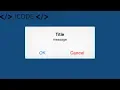 How to create an alert in swift