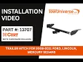 CURT 13707 Trailer Hitch Installation Ford Lincoln Mercury Sedans Step-by-Step Guide