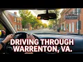 Driving Through Warrenton Virginia