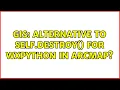 GIS Alternative to self Destroy for wxPython in Arcmap