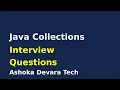 Java Collections Interview Questions and Answers Ashoka Devara Tech
