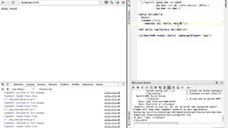 First time with Om next and Figwheel using Cursive REPL
