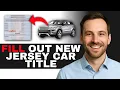 How To Fill Out A New Jersey Vehicle Title 2025 CAR GUIDE